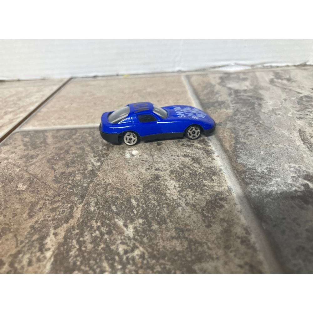 Blue Toy Car Snowflake Design